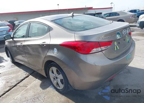 2013 Hyundai Elantra Gls из США, поврежденный, VIN 5NPDH4AE7DH319240